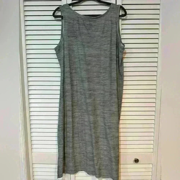 MUK LUKS Regular Cloud Knit Midi Dress A511638 Grey Size XL - Picture 6 of 7